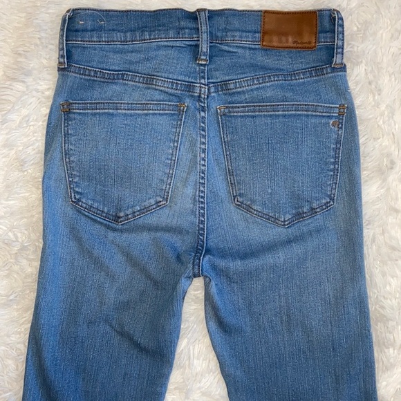 Madewell 10” High Rise Skinny Blue Jeans Size 24 - Picture 6 of 14